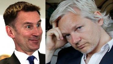Hülyét csinált magából Assange kapcsán a brit külügyminiszter, Jeremy Hunt